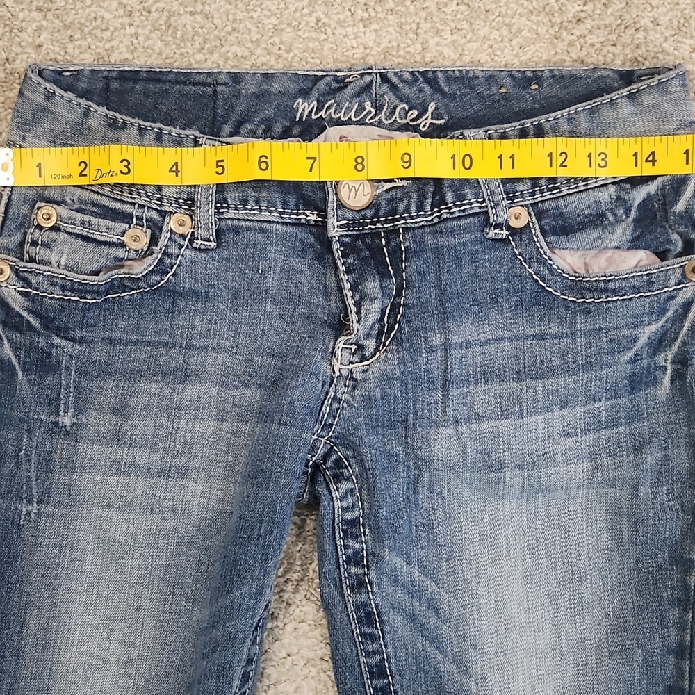 Maurices Women's Faded Blue Boot Cut Jeans - Picture 10 of 10